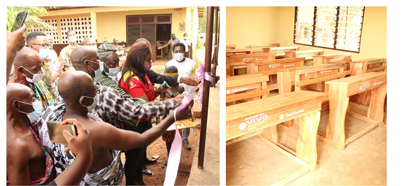 Ensuring Inclusive And Equitable Education_Vivo Energy Ghana Renovates Brengo Presbyterian School 
