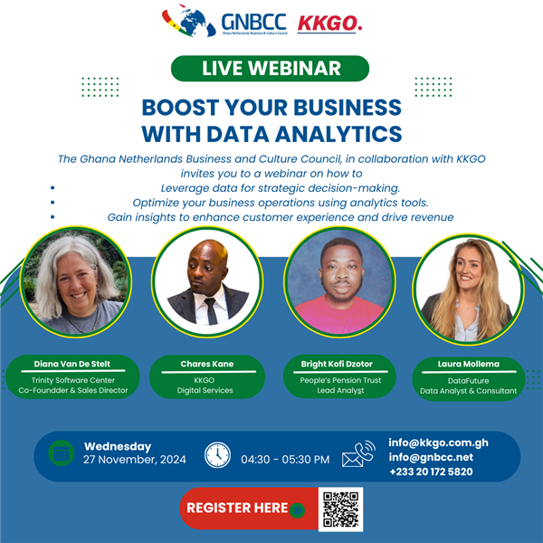 WEBINAR - BOOST YOUR BUSINESS WITH DATA ANALYTICS 
